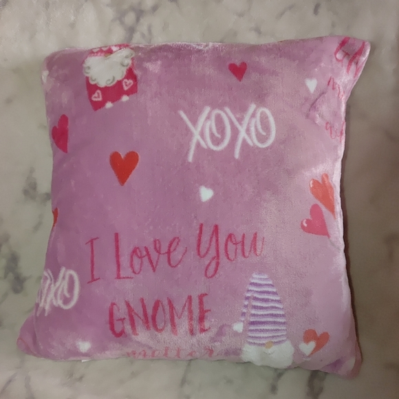 Love You Gnome Matter What Throw Pillows Pink 2 PC - Picture 7 of 12